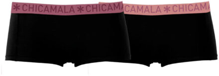 Muchachomalo Meisjes 2-pack boxershorts Zwart - 104