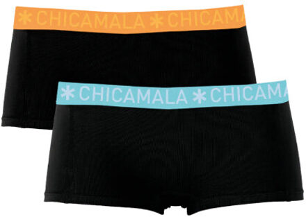 Muchachomalo Meisjes 2-pack boxershorts Zwart - 176