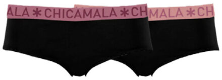 Muchachomalo Meisjes 2-pack briefs Zwart - 110/116