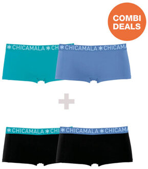 Muchachomalo Meisjes 2+2-pack boxershorts Veelkleurig - 134/140