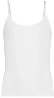 Muchachomalo Meisjes singlet effen Wit - 104