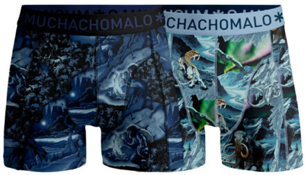 Muchachomalo Men 2-pack boxer shorts prehistory - maat 7XL Veelkleurig
