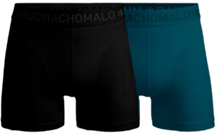 Muchachomalo Men 2-pack boxer shorts solid Veelkleurig - 5XL