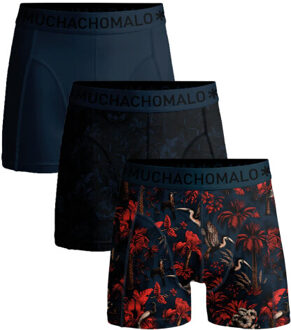 Muchachomalo Men 3-pack boxer shorts print/print/solid Veelkleurig - XXL
