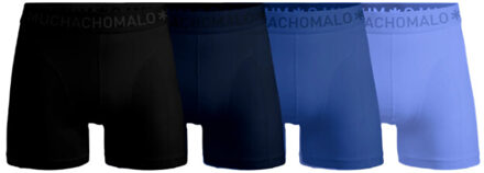 Muchachomalo Men 4-pack boxer shorts solid - maat M Veelkleurig