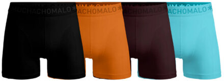 Muchachomalo Men 4-pack boxer shorts solid - maat XXL Veelkleurig