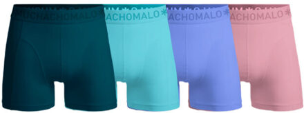 Muchachomalo Men 4-pack boxer shorts solid - maat XXL Veelkleurig