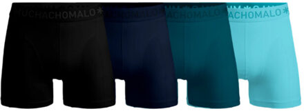 Muchachomalo Men 4-pack boxer shorts solid Veelkleurig - XL