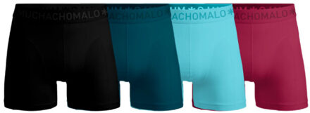 Muchachomalo Men 4-pack boxer shorts solid Veelkleurig - XL