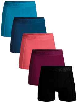Muchachomalo Men 5-pack light cotton solid Veelkleurig