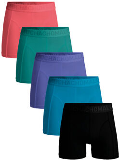 Muchachomalo Men 5-pack light cotton solid Veelkleurig