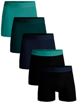 Muchachomalo Men 5-pack light cotton solid Veelkleurig