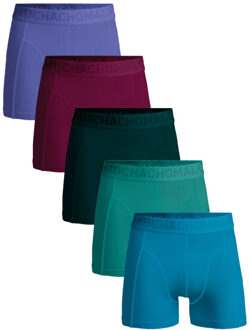 Muchachomalo Men 5-pack light cotton solid Veelkleurig