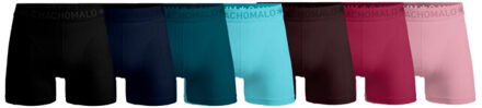 Muchachomalo Men 7-pack boxer shorts solid - maat M Veelkleurig
