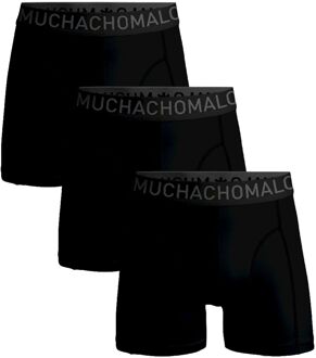 Muchachomalo Microfiber Boxers Heren (3-pack) zwart - S