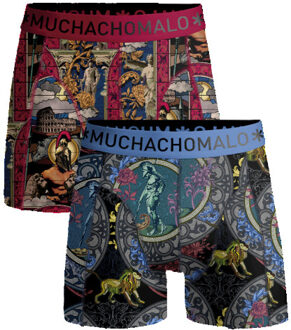 Muchachomalo Ondergoed heren rome 2 pack Blauw - XXXL