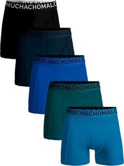 Muchachomalo Solid Onderbroek - Mannen - zwart - blauw - groen