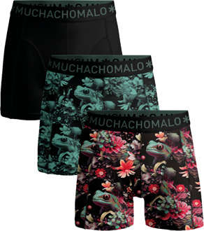 Muchachomalo U-poison frog1010 01 3-pack heren boxers - Print / Multi - L