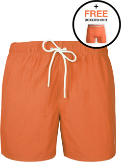 Muchachomalo Zwembroek Heren  - Incl. Boxershort - oranje - Maat L