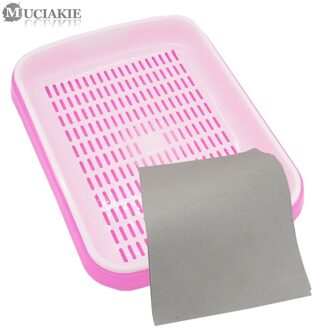 MUCIAKIE 1 LOT Bean Spruit Plaat Zaailingen Lade Dubbele Lagen Planten Gerechten Groeiende Tarwe Zaailingen Kwekerij Potten Thuis Tuin roze x AB702C