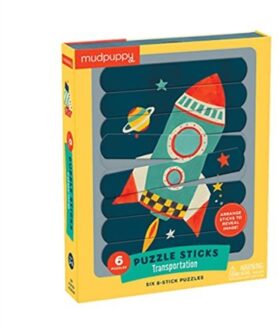 Mudpuppy | Puzzel Sticks  - Transportation