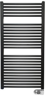 Mueller Jiro elektrische radiator mat zwart 118.5x60cm 700W
