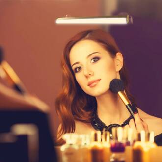 Müller licht Belle Lux DIM accu-spiegellamp CCT grijs, mat wit