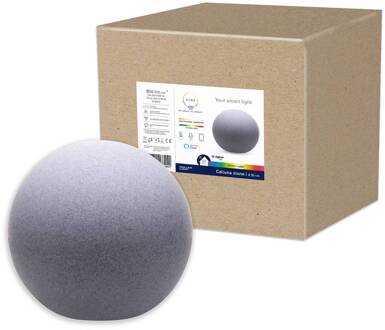 Müller Licht tint Calluna LED bal steen, 30 cm grijs