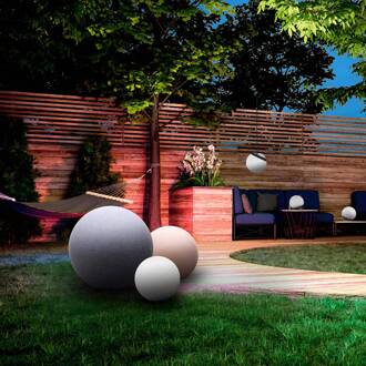 Müller Licht tint Calluna Solar, CCT, RGB, Ø 45 cm wit