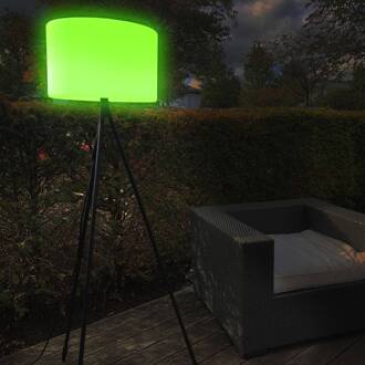Müller Licht tint Khaya LED vloerlamp voor buiten RGBW wit, zwart