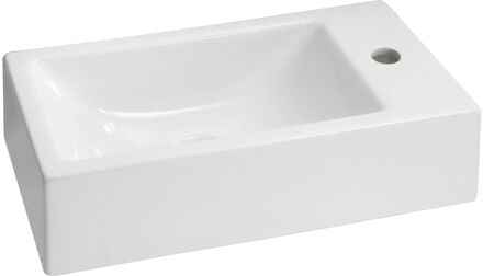 Mueller Metis rechthoekig fontein 50x25x13 wit L/R