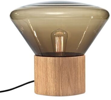 Muffin Large Vloerlamp - Eiken - Rookbruin