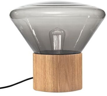 Muffin Large Vloerlamp - Eiken - Rookgrijs Bruin