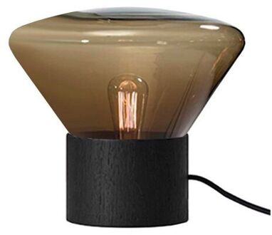 Muffin Large Vloerlamp - Zwart - Rookbruin