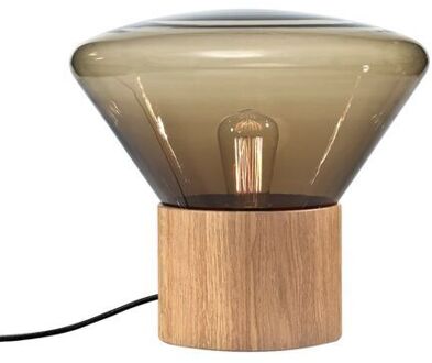 Muffin Medium Vloerlamp - Eiken - Rookbruin
