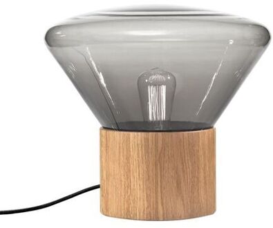Muffin Medium Vloerlamp - Eiken - Rookgrijs Bruin