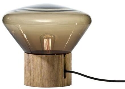 Muffin Small Tafellamp - Eiken - Rookbruin