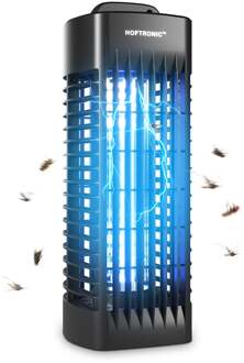 Muggenlamp - Vliegenlamp - UV-Insectenlamp - Elektrisch - 6 Watt geschikt voor 30 m² - 1000 volt - Voor binnen - Zwart