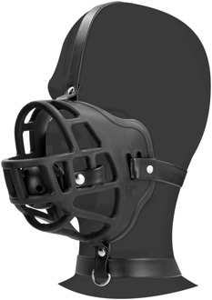 Muilezel met Verwijderbare Ball Gag - Zwart