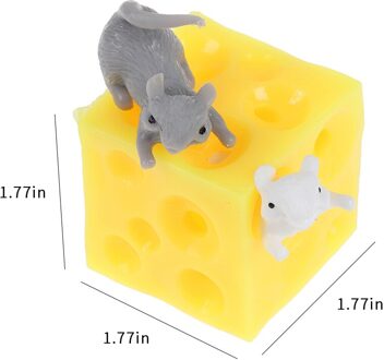 Muis En Kaas Speelgoed Luiaard Verstoppertje Stress Relief Speelgoed 2 Squishable Cijfers En Kaas Blok Stressbusting Fidget Speelgoed