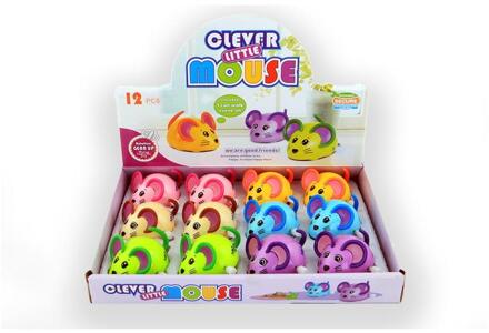 Muis opwindbaar 7,5cm verschillende