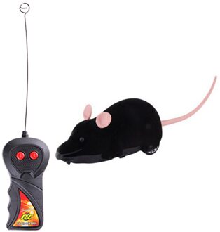 Muis Speelgoed Draadloze Rc Muizen Kat Speelgoed Afstandsbediening Valse Muis Rc Kat Spelen zwart
