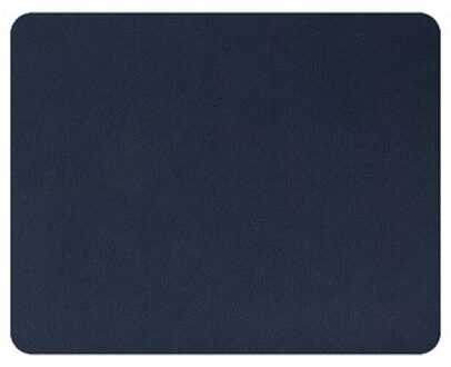 Muismat Leuke Mat Voor Muis 21X26Cm Mat Voor Muizen Kawaii Pu Leer Waterdicht Cup Matten deskpad Meisjes donker blauw