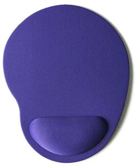 Muismat Mat Bureau Pad Met Pols Beschermen Anti-Slip Gel Polssteun Voor Pc Macbook Laptop Computer Ergonomisch comfort Polsband paars