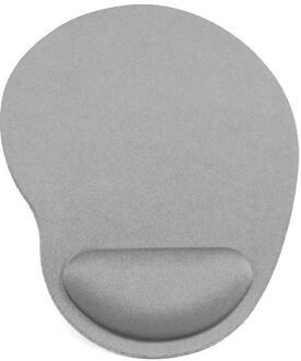 Muismat Met Polssteun Voor Computer Laptop Notebook Toetsenbord Muis Mat Met Hand Rest Muizen Pad Gaming Accessoires grijs