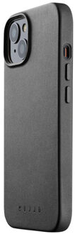 Mujjo Leather Case met MagSafe iPhone 14 / 15 Plus zwart