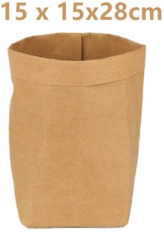 Mult Size Kwekerij Pot Wasbare Kraftpapier Bloempot Plant Grow Bag Zaailing Voortplanting Container Tuin Succulent 4
