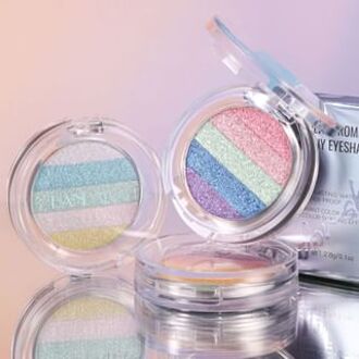 Multi-Chrome Shiny Eyeshadow - 3 Colors 03# - 2.8g