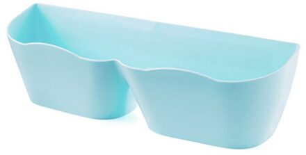 Multi-color Handig Chic Lijm Schoenen Rek Muur Opknoping Schoenen Organizer Hanger Land Stijl blauwe kleur