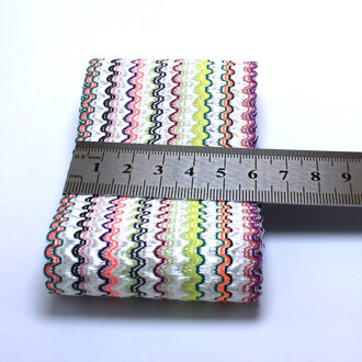 multi-color streep stijl elastiekjes/Korte rok kant jacquard tailleband elastische/rubber band/ losse strakke 2